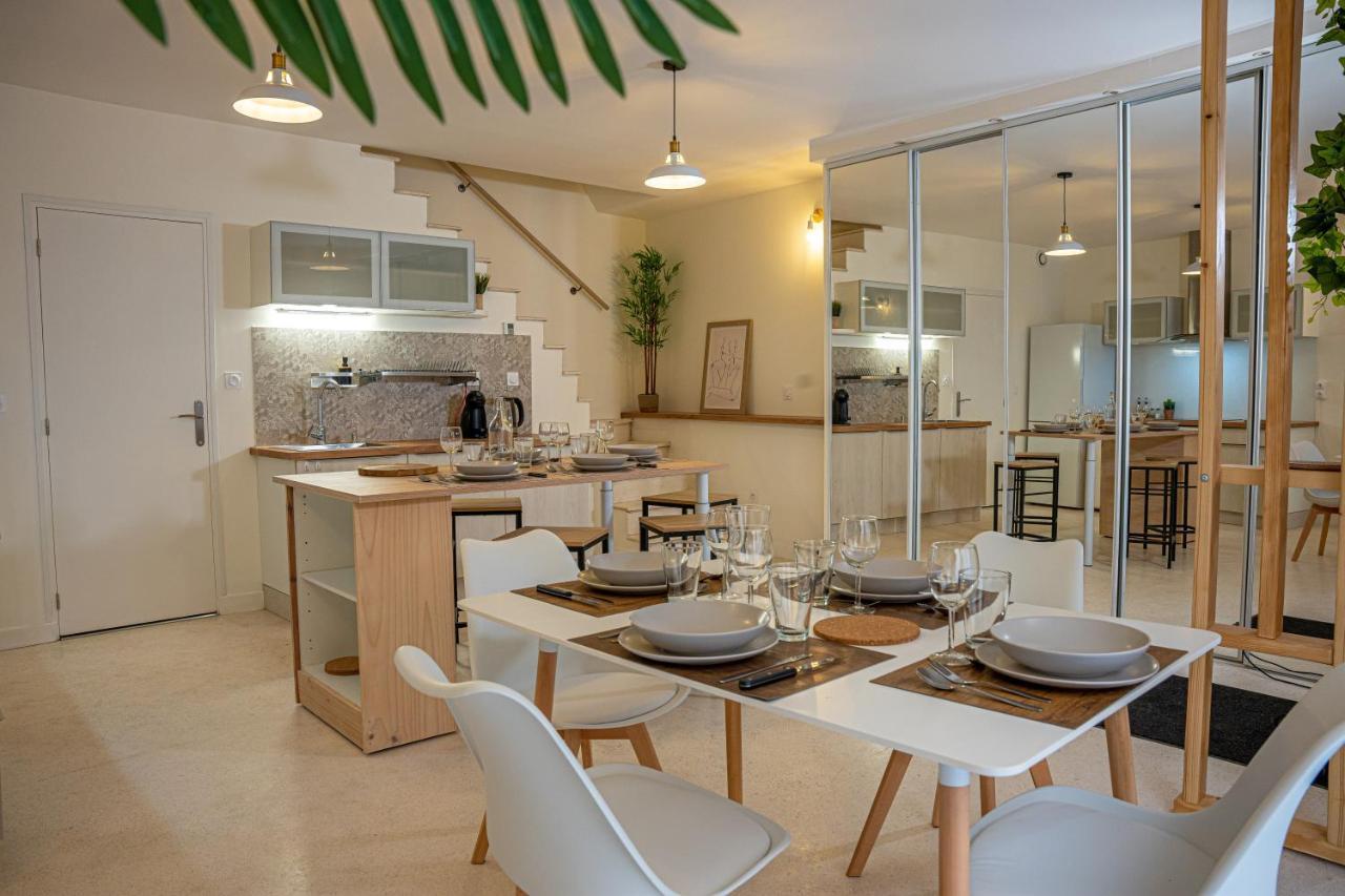 Superbe Maison De Ville - Chambre Privee - Quartier Villebourbon - 5 Min A Pied Gare Et Hypercentre Montauban Bagian luar foto